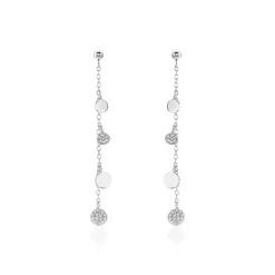 Boucles D'oreilles Pendantes Lorainne De Zirconium|Marc Orian Discount