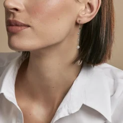 Boucles D'oreilles Pendantes Lorainne De Zirconium|Marc Orian Discount