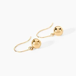 Boucles D'oreilles Pendantes Euriell Argent Blanc