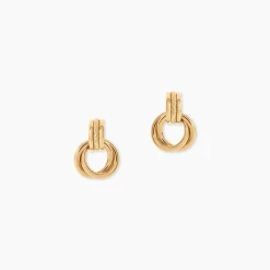 Boucles D'Oreilles Pendantes Netty Plaqué Or Jaune|Marc Orian Clearance