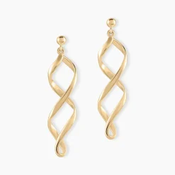 Boucles D'oreilles Pendantes Indi Plaqué Or Jaune|Marc Orian Clearance