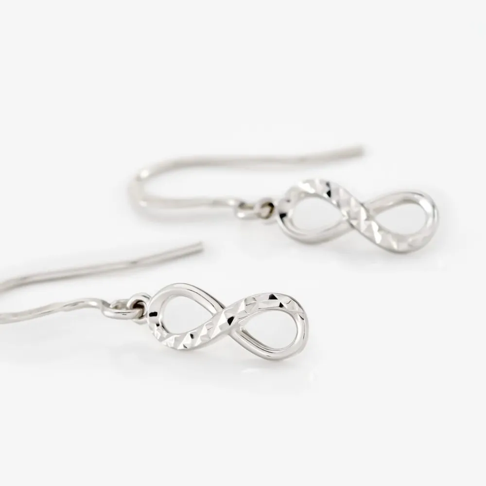 Boucles D'oreilles Pendantes Argent Blanc Teoxane|Marc Orian Online