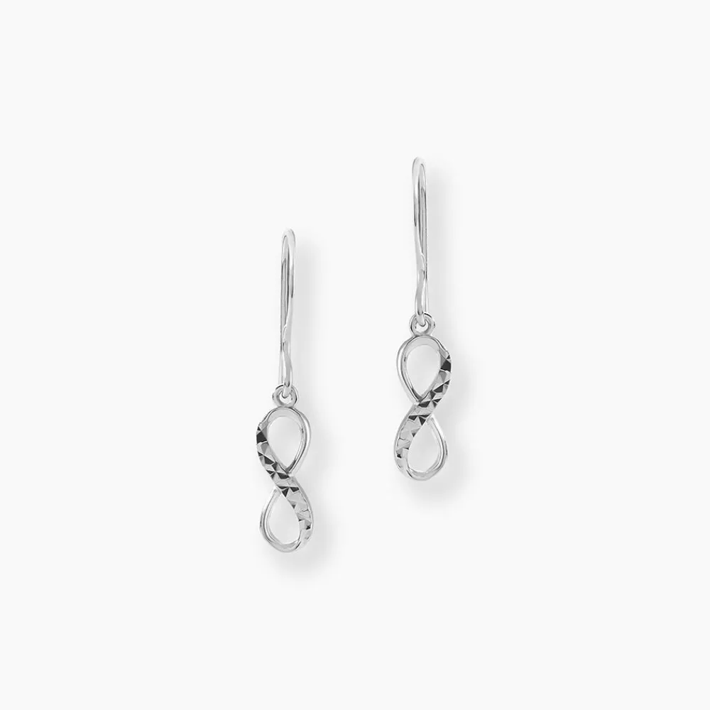 Boucles D'oreilles Pendantes Argent Blanc Teoxane|Marc Orian Online
