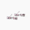 Boucles D'Oreilles Pendantes Dion Argent Blanc Oxyde De Zirconium|Marc Orian Sale