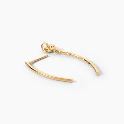 Boucles D'Oreilles Pendantes Joannie Plaqué Or Jaune|Marc Orian Discount