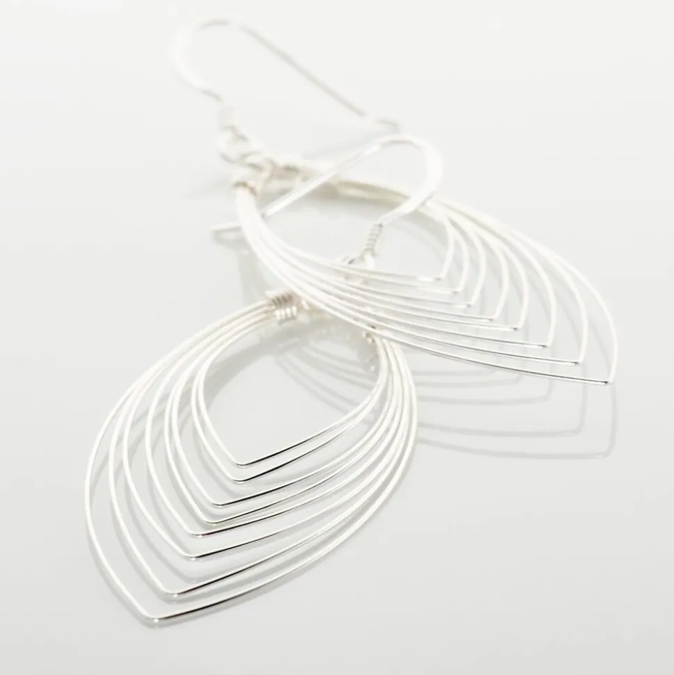Boucles D'oreilles Pendantes Argent Katje