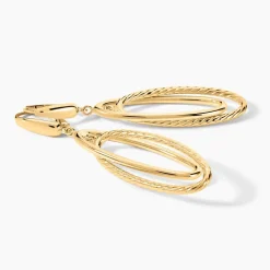 Boucles D'Oreilles Pendantes Marjaana Or Jaune