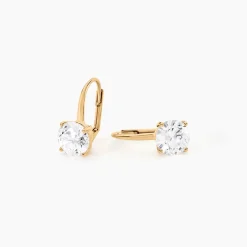 Boucles D'oreilles Pendantes Brooks Or Jaune