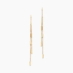 Boucles D'oreilles Pendantes Neos Or Jaune