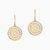 Boucles D'oreilles Pendantes Celso Plaqué Or Jaune|Marc Orian Best