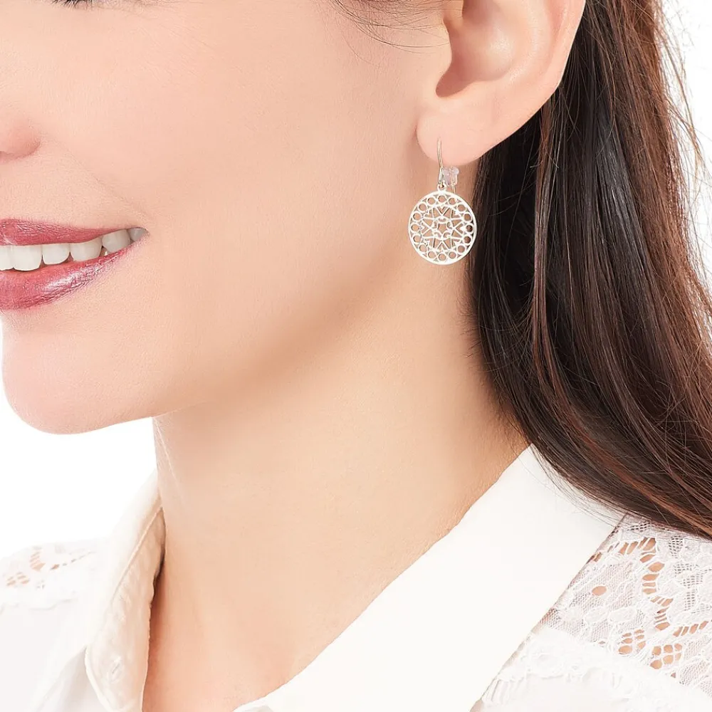 Boucles D'oreilles Pendantes Celso Plaqué Or Jaune|Marc Orian Best