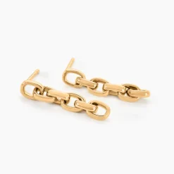 Boucles D'oreilles Pendantes Lilla Plaqué Or Jaune|Marc Orian