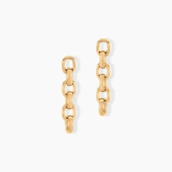 Boucles D'oreilles Pendantes Lilla Plaqué Or Jaune|Marc Orian