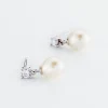 Boucles D'oreilles Pendantes Dolores Argent Perle De Culture Et Oxyde|Marc Orian Clearance