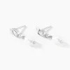 Boucles D'oreilles Pendantes Dua Argent Blanc Perle De Culture Oxyde|Marc Orian Sale