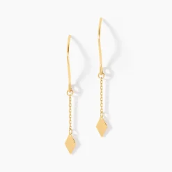 Boucles D'Oreilles Pendantes Linwood Or Jaune