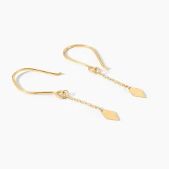 Boucles D'Oreilles Pendantes Linwood Or Jaune