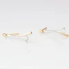Boucles D'oreilles Pendantes Formev Or Bicolore Oxyde De Zirconium