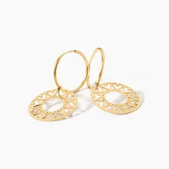 Boucles D'oreilles Pendantes Florent Or Jaune