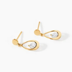 Boucles D'oreilles Pendantes Phaenna De Zirconium|Marc Orian Outlet