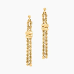 Boucles D'Oreilles Pendantes Cordelia Or Jaune|Marc Orian Hot