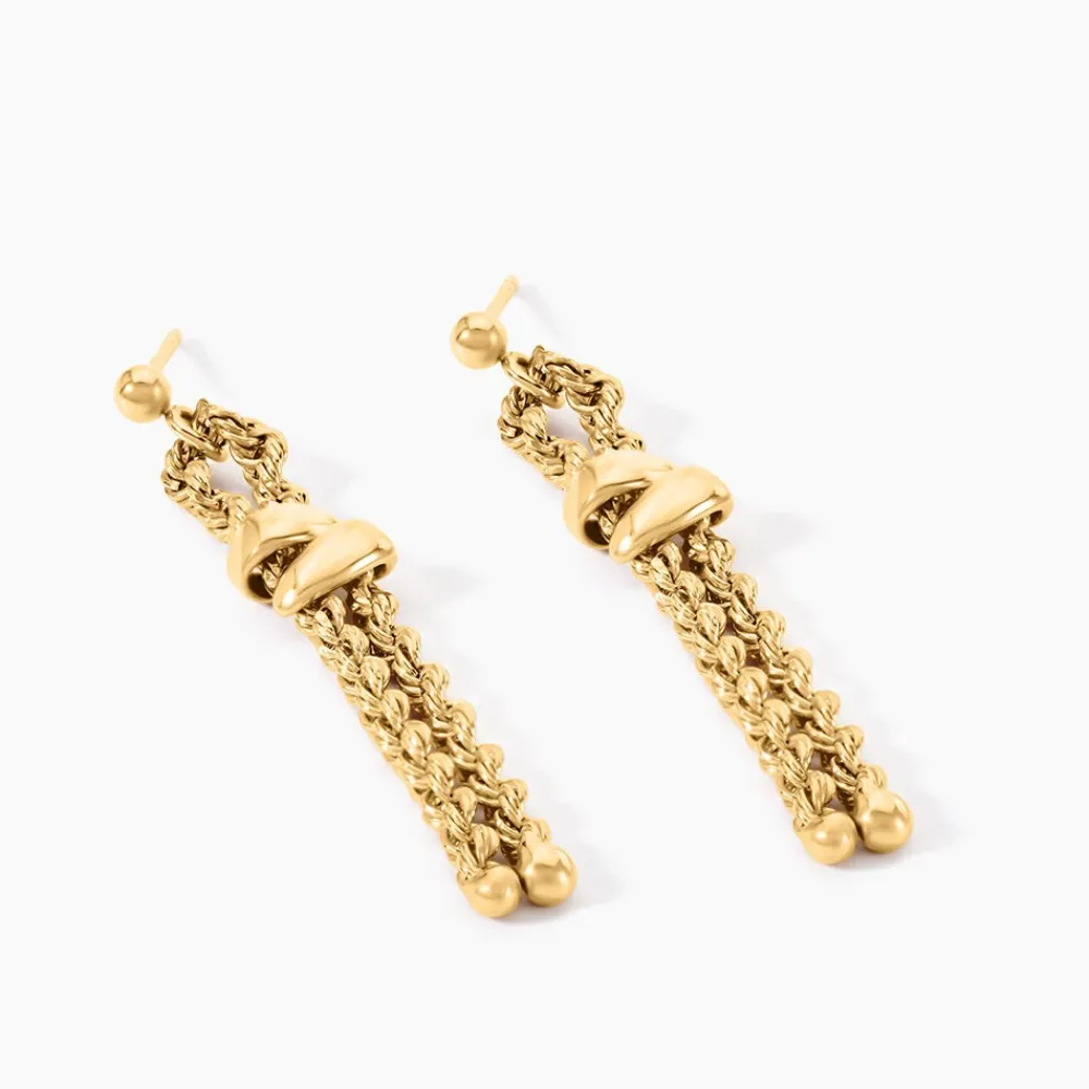 Boucles D'Oreilles Pendantes Cordelia Or Jaune|Marc Orian Hot