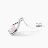Boucles D'oreilles Pendantes Layanne Argent Blanc Perle De Culture|Marc Orian Best
