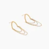 Boucles D'oreilles Pendantes Brin D'or Or Jaune|Marc Orian Clearance