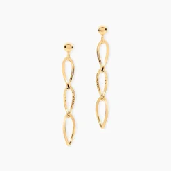 Boucles D'oreilles Pendantes Lianetta Or Jaune|Marc Orian