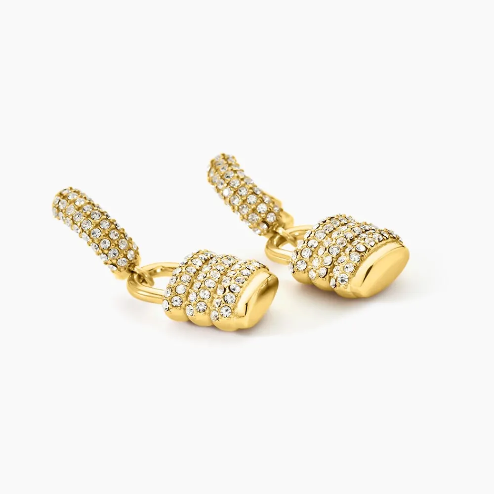 Boucles D'Oreilles Pendantes Guess My Secret Acier Jaune Oxyde De Zirconium|GUESS BIJOUX Clearance