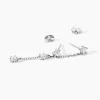 Boucles D'Oreilles Pendantes Estrella Argent Blanc Oxyde De Zirconium|Marc Orian Outlet