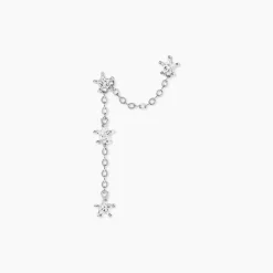 Boucles D'Oreilles Pendantes Estrella Argent Blanc Oxyde De Zirconium|Marc Orian Outlet