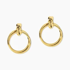 Boucles D'oreilles Pendantes Allobrox Acier Dore|Marc Orian