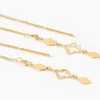 Boucles D'Oreilles Pendantes Khalilah Or Jaune|Marc Orian