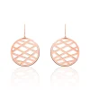 Boucles D'oreilles Pendantes Maelis Acier Rose|Marc Orian Outlet