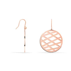 Boucles D'oreilles Pendantes Maelis Acier Rose|Marc Orian Outlet