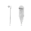 Boucles D'oreilles Pendantes Macie Argent Blanc|Marc Orian