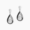 Boucles D'oreilles Pendantes Marina Cera Argent Céramique Et Oxyde|Marc Orian Sale