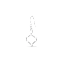 Boucles D'oreilles Pendantes Louison Argent Blanc|Marc Orian Outlet
