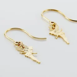 Boucles D'oreilles Pendantes Fee Or Jaune|Marc Orian