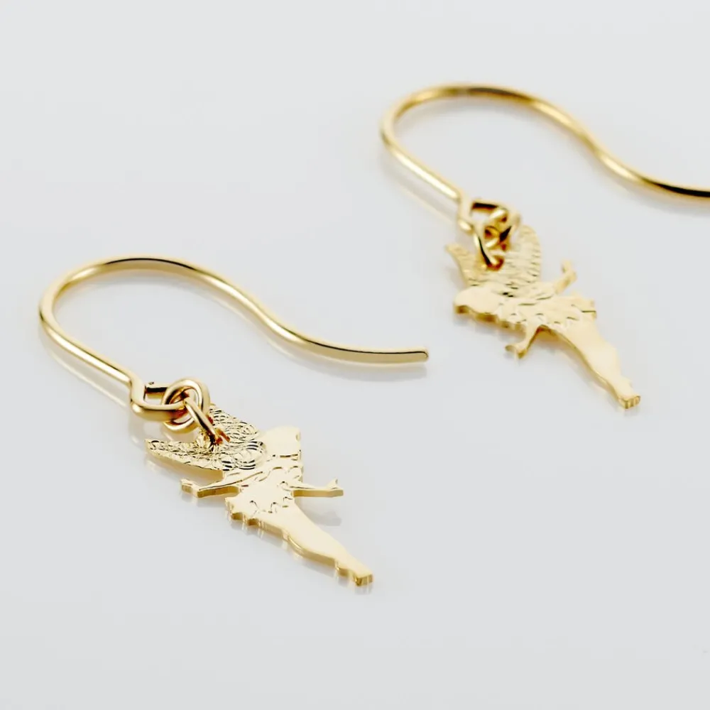 Boucles D'oreilles Pendantes Fee Or Jaune|Marc Orian