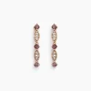 Boucles D'oreilles Pendantes Eugenie Argent Rose Oxyde De Zirconium|Marc Orian Clearance