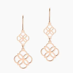 Boucles D'oreilles Pendantes Letizia Argent Rose|Marc Orian Best