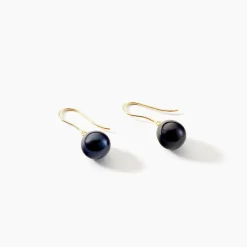 Boucles D'oreilles Pendantes Severiane Or Jaune Perle De Culture|Marc Orian Best