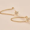 Boucles D'oreilles Pendantes Kettil Or Jaune Oxyde De Zirconium|Marc Orian Best