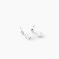 Boucles D'oreilles Pendantes Phaenna De Zirconium|Marc Orian New
