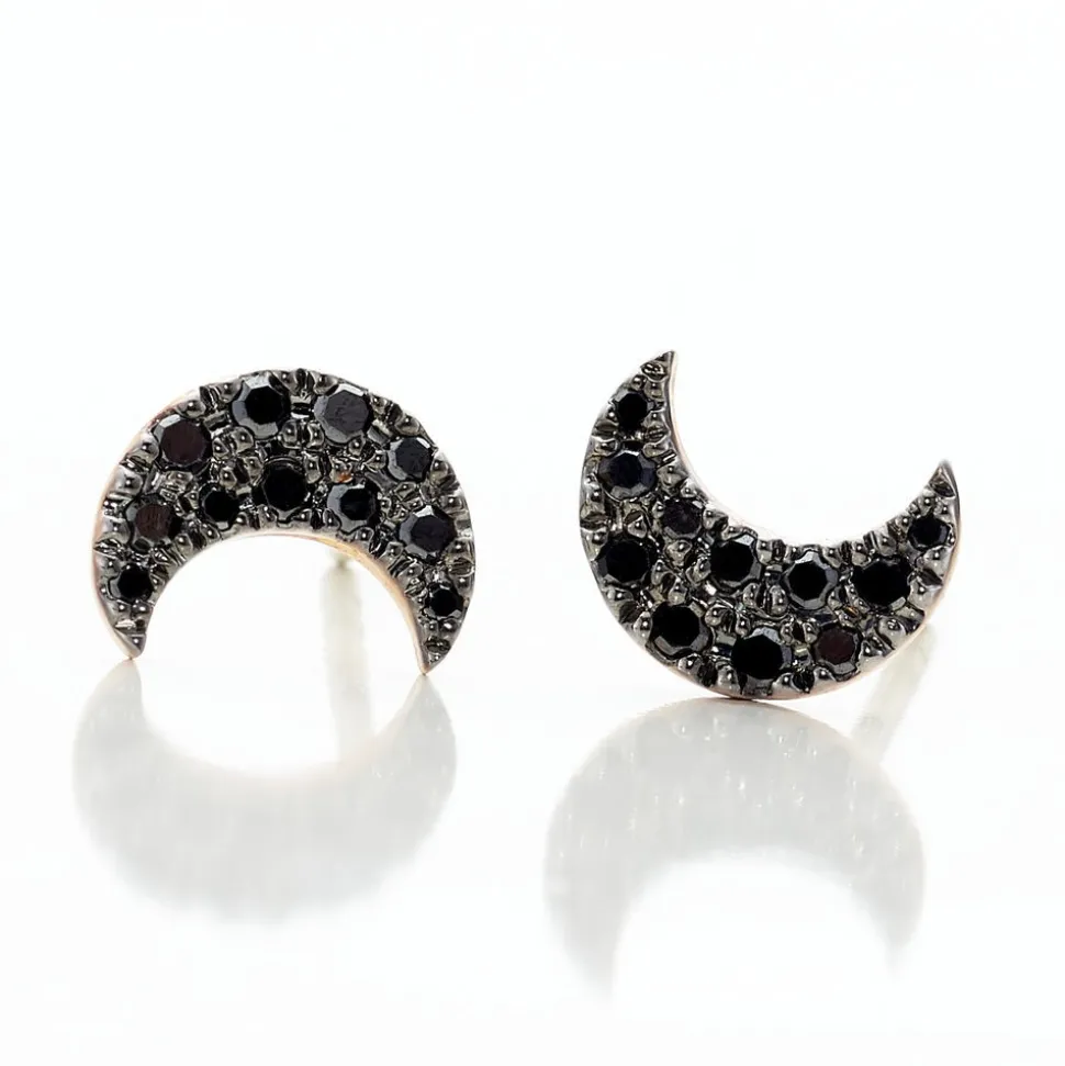 Boucles D'oreilles Puces Anne-marie Or Rose Diamant