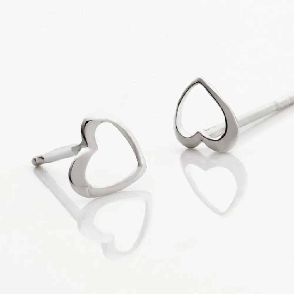 Boucles D'oreilles Puces Anne-maudae Coeurs|Marc Orian Online
