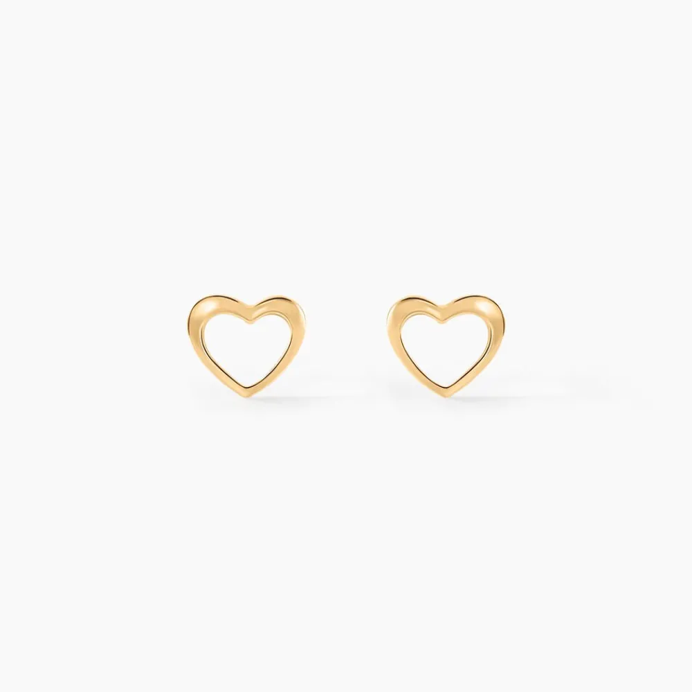 Boucles D'oreilles Puces Anne-maudae Coeurs|Marc Orian Sale
