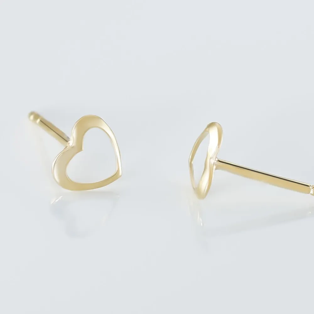 Boucles D'oreilles Puces Anne-maudae Coeurs|Marc Orian Sale